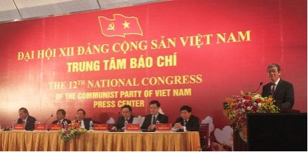 1.510 đại biểu tham dự Đại hội XII Đảng Cộng sản Việt Nam